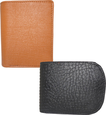 

Fillincart Men Black, Brown Artificial Leather Wallet(9 Card Slots)