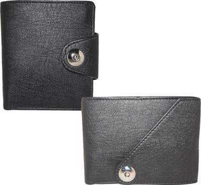 

Fillincart Men Black Artificial Leather Wallet(5 Card Slots)