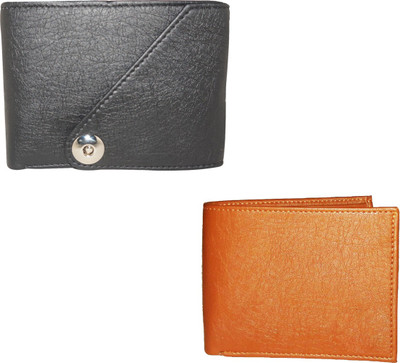 

Element Cart Men Formal Black Artificial Leather Wallet(5 Card Slots), Black;brown
