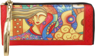 

All Things Sundar Women Multicolor Fabric Wallet(12 Card Slots)