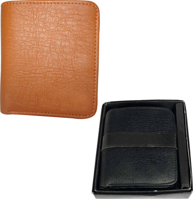 

Element Cart Men Formal Brown Artificial Leather Wallet(5 Card Slots), Black;brown