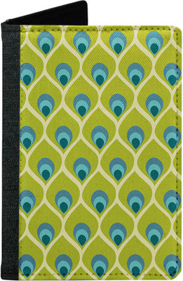 

MADANYU Women Green Fabric Document Holder(2 Card Slots)