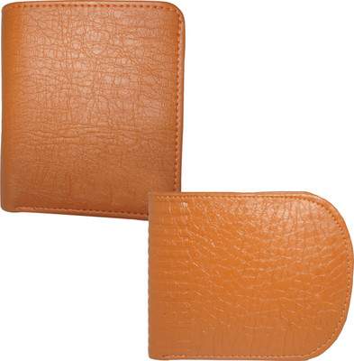 

Element Cart Men Casual Brown Artificial Leather Wallet(4 Card Slots)