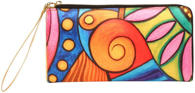 

All Things Sundar Women Multicolor Fabric Wallet(12 Card Slots)