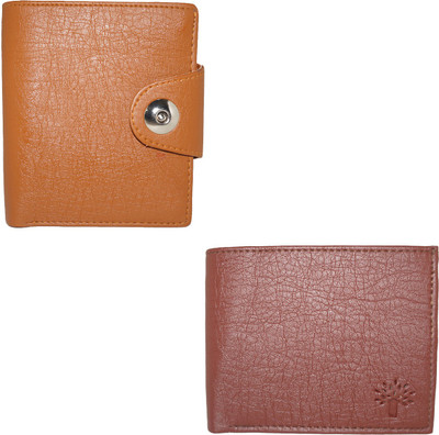 

Element Cart Men Formal Brown Artificial Leather Wallet(9 Card Slots)