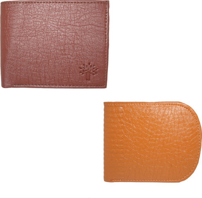 

Element Cart Men Casual Brown Artificial Leather Wallet(3 Card Slots)
