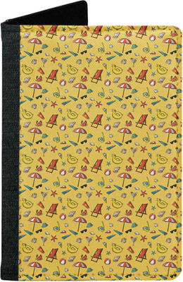 

MADANYU Women Yellow Fabric Document Holder(2 Card Slots)