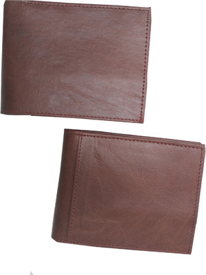 

Shreejee Men Black, Brown Genuine Leather Wallet(6 Card Slots)