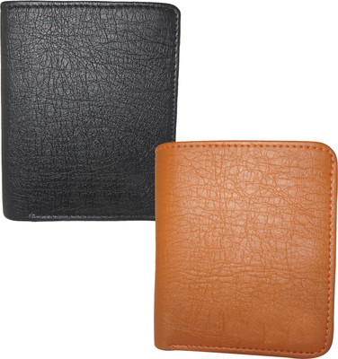 

Fillincart Men Brown, Black Artificial Leather Wallet(9 Card Slots), Black;brown