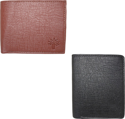 

Fillincart Men Black, Brown Artificial Leather Wallet(11 Card Slots)
