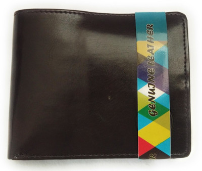 

radhe creation Men Brown Genuine Leather Wallet(4 Card Slots)