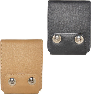 

Element Cart Men Casual Beige, Black Artificial Leather Wallet(8 Card Slots), Black;brown