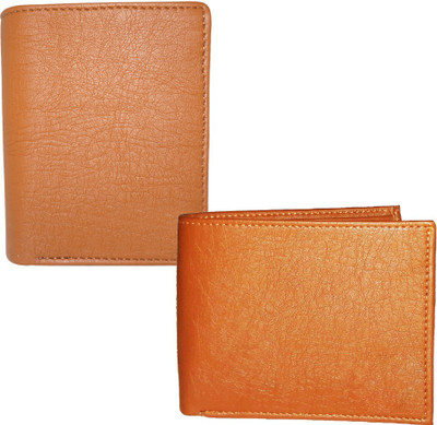 

Element Cart Men Formal Tan Artificial Leather Wallet(11 Card Slots), Brown