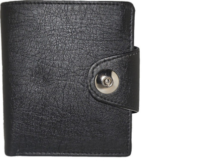 

Element Cart Men Formal Black Artificial Leather Wallet(9 Card Slots)