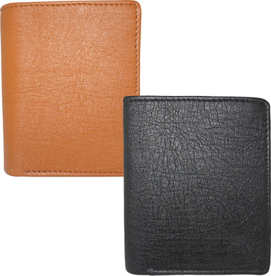 

Element Cart Men Formal Tan Artificial Leather Wallet(9 Card Slots), Black;brown