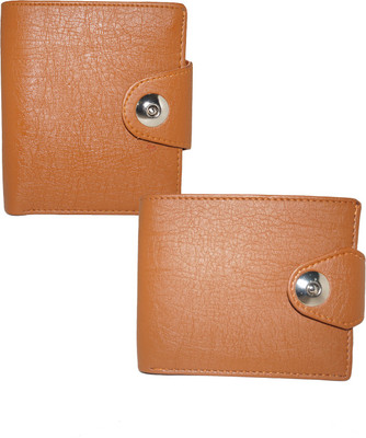 

Element Cart Men Casual Tan Artificial Leather Wallet(9 Card Slots), Brown