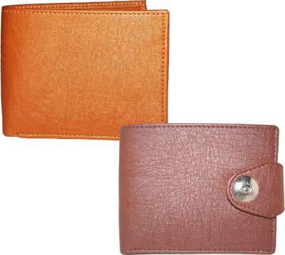 

Element Cart Men Formal Orange Artificial Leather Wallet(11 Card Slots), Brown