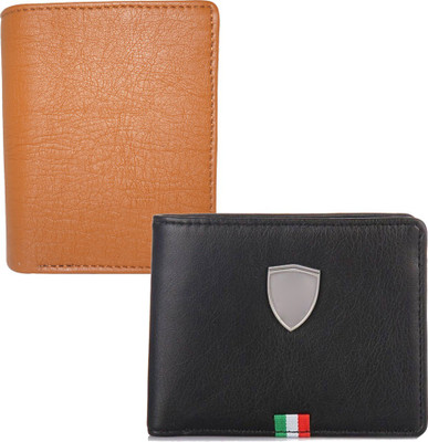 

Element Cart Men Casual Brown, Black, Tan Artificial Leather Wallet(4 Card Slots), Black;brown