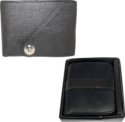 

Fillincart Men Black Artificial Leather Wallet(5 Card Slots)