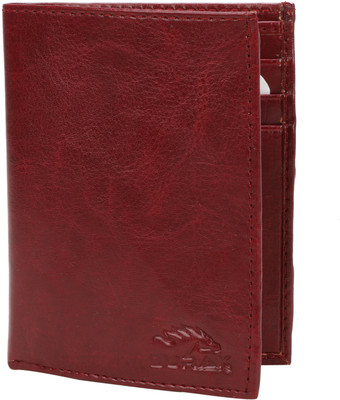 

BURAK Men Red Artificial Leather Card Holder(7 Card Slots), Red-06