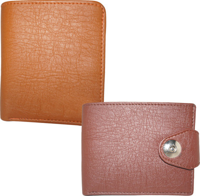 

Fillincart Men Brown Artificial Leather Wallet(11 Card Slots)