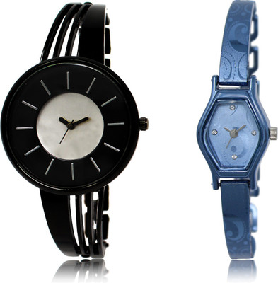 

The Shopoholic Latest Collection Fancy And Attractive Black And Silver And Blue Dial Analog Watch For Girls White For Women Watch - For Women