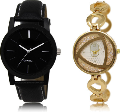 

The Shopoholic Latest Collection Fancy And Attractive Black And Silver Dial Analog Watch For Boys And Girls Couple Watch Watch - For Men & Women