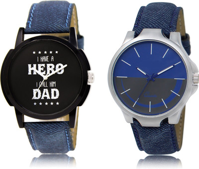 

The Shopoholic New Stylist Latest Black And Blue And Grey Dial Analog Watch For Boys Mens Watches For Men Watch - For Men