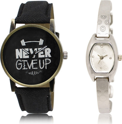 

The Shopoholic New Collection Black And Silver Dial Analog Watch For Boys And Girls Watch Mens Stylish Watch - For Men & Women