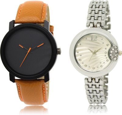 

The Shopoholic Stylist Designer Combo Pack 2 Black And Silver Dial Analog Watch For Boys And Girls Watches For Men Casuals Watch - For Men & Women