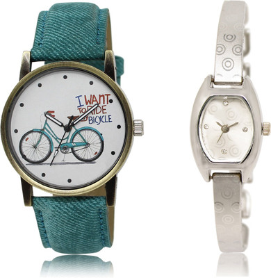 

The Shopoholic New Collection White And Silver Dial Analog Watch For Girls Womens Watches Stylish Watch - For Girls