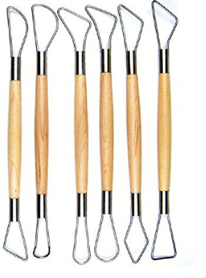 

kraftmasters Art Wood & Metal Ribbon Cutting Tool 6 Piece Sets Used For Clay, Ceramic And Crafts Art Clay