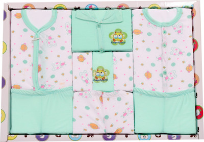 

Super Kids Born Baby Light Green Colour Gift Set(Light Green)