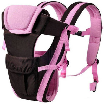

SATNAM GLOBAL Satnam Global™ Soft Baby Carrier Pink4 in 1 Position with Comfortable Head Support & Buckle Straps Baby Carrier (Pink Front Carry Facing in) Baby Carrier Baby Carrier(Pink, Front carry facing out)