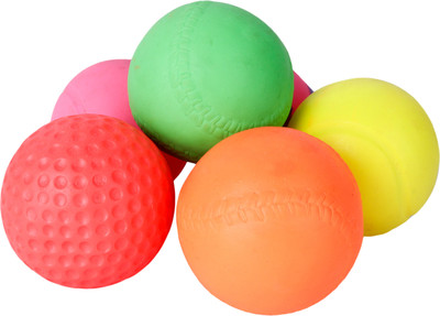 

Gencliq Squeeze Ball 6 Pieces Colors & Ball Rattle(Multicolor)