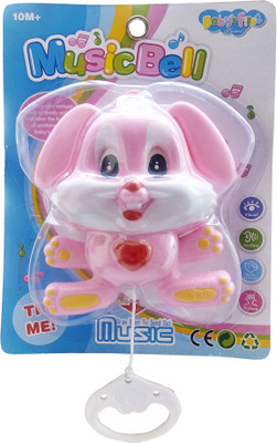 

Ashmaadi Baby First Toy Music Bell Rattle(Multicolor)