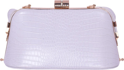 

Nitara B19013_BabyPurple Sling Bag(Silver, 5 L)