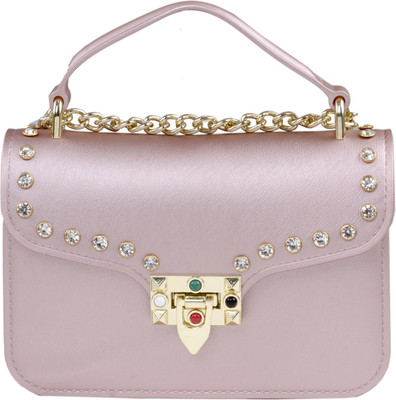 

LUIS MEKAL Medium Ladies Bridal Party Clutch Baguette Women Evening Prom Bag (Pink) Multipurpose Bag(Pink, 1 L)