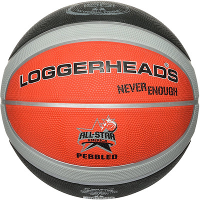

loggerheads Pebbled Basketball - Size: (Pack of 1, Orange, Orange;black