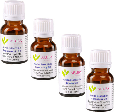 

Aruba Essentials Peppermint, Rosemary, Jojoba & Geranium(60 ml)