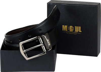 

Mogoul Men Casual Black Synthetic Reversible Belt, Mogoul-rpublack-201806
