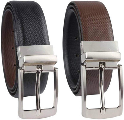 

DN Enterprises Men & Women Casual Multicolor Artificial Leather Reversible Belt