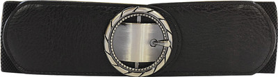 

AyA Fashion Women Party Black Artificial Leather Belt