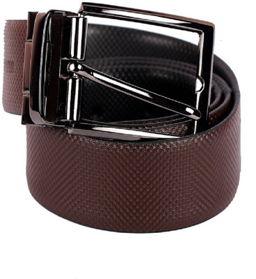 

SUMANNYA Men Party Brown Genuine Leather Belt, Black;brown