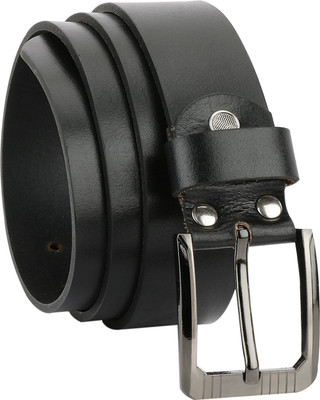 

RUSHQ Men Formal Black Genuine Leather Belt