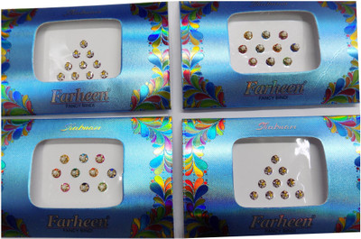

Farheen SHABNAM BINDI FORHEAD Multicolor Bindis(Indian FANCY BINDI)
