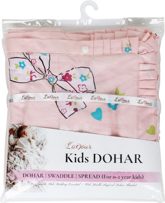 L'amour Printed  Quilt(Cotton, Pink