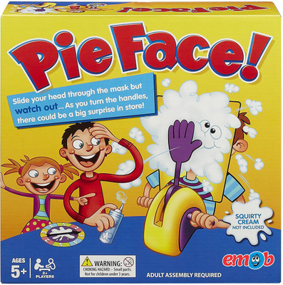 

Emob Fun-filled Pie Face Splatting Family Fun Game Board Game
