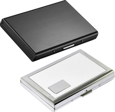 Flipkart SmartBuy 6 Card Holder(Set of 2, White, Black)