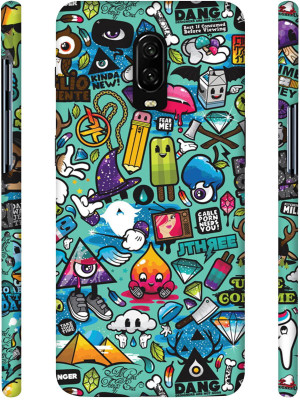 Casotec Back Cover for OnePlus 6T(Multicolor, 3D Case, Pack of: 1)